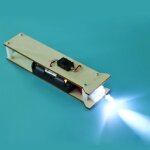 Lampe de poche en bois pour enfants, kit de jouets en bois, education multifonction, physique, bon mat�riau, ...