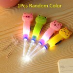 Lampe de poche dtachable pour bb, 1 pice, cuillire de soins pour bb avec eclairage led, outil ...
