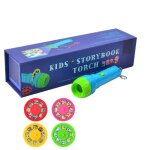 Lampe de poche torche pour enfants, mini projecteur, livre d'histoire educatif, lumire de sommeil, lumire ...