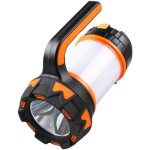 Lampe portable led rechargeable par usb (orange), lampe de camping 3000 mah, projecteur portable led, ...