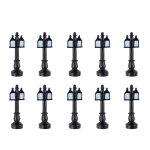 Lampe de rue double carre, modle de btiment, dcor de table de sable, 10 pices