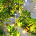Lampes de rue a led pour le jardin, les chemins de fer, la d�coration de paysage, 5 pi�ces