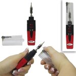 Lampe a souder, fer a souder automatique au butane - jamara