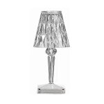 Lampe de table diamant 3 couleurs, lampe de bar led en cristal, rechargeable, capteur tactile, variateur, ...