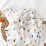 Langes en mousseline pour bébé, 120 coton, couverture douce pour, serviette de bain ronde, sac de nuit, ... Langes en mousseline pour bébé, 120 coton, couverture douce pour, serviette de bain ronde, sac de nuit, ...