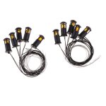 Lanterne lumineuse pour mini pelouse de paysage, 1cm de hauteur, 10 pices