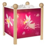 Lanterne magique princesses fes - bois naturel 12v - trousselier