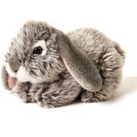 Lapin bélier couché (gris)â¿18 cm (longueur)â¿peluche lapinâ¿doudou Lapin bélier couché (gris)â¿18 cm (longueur)â¿peluche lapinâ¿doudou