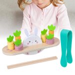 Lapin en bois pour enfant en bas age, jouet de perception equilibrée, apprentissage par le jeu, classique ... Lapin en bois pour enfant en bas age, jouet de perception equilibrée, apprentissage par le jeu, classique ...