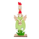 Lapin nains de p�ques en bois, d�coration pour p�ques, d�corations de bureau pour la maison, bricolage, ...