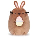 Lapin en peluche chocolat, chat en peluche de 241 cm, jouet doux pour la dcoration intrieure, la ...