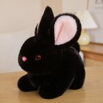 Lapin en peluche, petit lapin blanc, poupée, lapin, mascotte de l'année, zodiaque, lapin noir - 15 cm ... Lapin en peluche, petit lapin blanc, poupée, lapin, mascotte de l'année, zodiaque, lapin noir - 15 cm ...