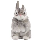 Lapin en peluche réaliste, animal réaliste, ornement de maison de pâques, jouet de simulation, modèle ... Lapin en peluche réaliste, animal réaliste, ornement de maison de pâques, jouet de simulation, modèle ...