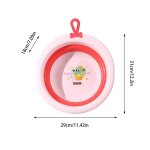 Lavabo pliable portable pour bb, baignoire ronde pliable, gain de place, multi - usage durable, bain ...