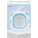 Lavabo pliant pour, lavage des fesses, portable, pour bb, baignoire en plastique incassable, pour le ...