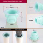 Lavabo de salle de bains, tuyau d'vier dodorant bague d'tanchit couvercle dcoratif bouchon en silicone ...