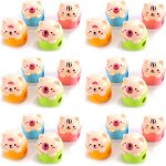 Lbgwp60 - lot de 24 taille - crayons pour petits animaux avec conteneur pour sacs de fte, cadeaux d'anniversa ...