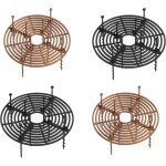 Lbgwp60 - 4 pice pots de fleurs en grille, pot protection pour plantes, protections de sol pour pot ...