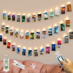 Lbgwp60 - 50 led avec pince a photo, télécommande usb, 8 modes, 30 clips et 10 clous de suspension pour ... Lbgwp60 - 50 led avec pince a photo, télécommande usb, 8 modes, 30 clips et 10 clous de suspension pour ...
