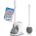 Lbgwp60 - ensemblede déboucheur ventouse et wc, piston de toilette et kit d'outils de nettoyage, 2 en ... Lbgwp60 - ensemblede déboucheur ventouse et wc, piston de toilette et kit d'outils de nettoyage, 2 en ...