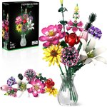 Lbgwp60 - kit de construction de bouquet de fleurs 699 pices - dcoration unique a faire soi - mme ...