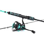 Lbgwp60 - lotde 2 cannes a pche et moulinets en graphite im6 avec poigne en super polymre