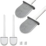 Lbgwp60 - lotde 2 s wc en silicone avec pointes en silicone, séchage rapide, pour toilettes, baignoire, ... Lbgwp60 - lotde 2 s wc en silicone avec pointes en silicone, séchage rapide, pour toilettes, baignoire, ...