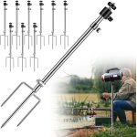 Lbgwp60 - supportde pche de nuit, supports de canne a pche en acier inoxydable, support de montage ...