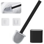 Lbgwp60 - de toilette en silicone et rcipient, s de toilette et support, wc avec poils flexibles et ...