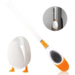 Lbgwp60 - wc en silicone - petit canard jaune - porte - wc - avec tte de nettoyage flexible - montage ...