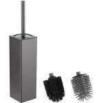 Lbgwp60 - wc et support gris en silicone avec 2 têtes de , carrée en aluminium pour le nettoyage de la ... Lbgwp60 - wc et support gris en silicone avec 2 têtes de , carrée en aluminium pour le nettoyage de la ...