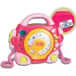 Lecteur cd avec fontions usb et adaptateur secteur rose Lecteur cd avec fontions usb et adaptateur secteur rose