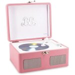 Lecteur cd portable liscianigiochi barbie vintage bluetooth rose
