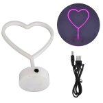 Led lampe enseigne au néon innovante bureau en forme de coeur veilleuse décor de fête cadeau d'anniversaire ... Led lampe enseigne au néon innovante bureau en forme de coeur veilleuse décor de fête cadeau d'anniversaire ...