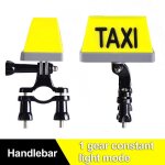 Led signe de taxi casque lger / guidon montage usb rechargeable indicateur kit de dcoration pour tricycles ...