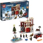 Lego 10263 creator expert winter village fire station, jouets d'incendie pour enfants Lego 10263 creator expert winter village fire station, jouets d'incendie pour enfants