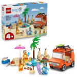 Lego bluey - les vacances et le voyage en voiture de bluey - 11202