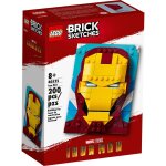 Lego brick sketches - iron man - 40535