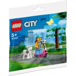 Lego city - balade en trottinette au parc pour chiens (polybag) - 30639