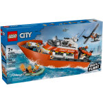 Lego city - le bateau de sauvetage et l'h�licopt�re des garde - c�tes - 60504