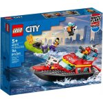 Lego city - le bateau de sauvetage des pompiers - 60373