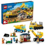 Lego city - les camions de chantier et la grue à boule de démolition - 60391 Lego city - les camions de chantier et la grue à boule de démolition - 60391