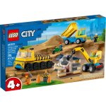 Lego city - les camions de chantier et la grue à boule de démolition - 60391 Lego city - les camions de chantier et la grue à boule de démolition - 60391