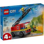 Lego city - camion de pompiers avec chelle - 60463