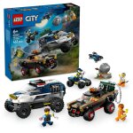 Lego city - la course - poursuite de la voiture de police tout - terrain - 60449 Lego city - la course - poursuite de la voiture de police tout - terrain - 60449