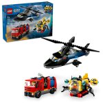 Lego city - hlicoptre, camion de pompiers et sous - marin modulable - 60462