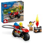 Lego city - la moto d'intervention rapide des pompiers - 60410