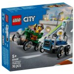 Lego city - pack de bolides de course : avion contre lit d'h�pital - 60459