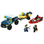 Lego city - le transport de bateau de la police d'lite - 60272