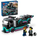 Lego city - la voiture de course et le camion de transport de voitures - 60406